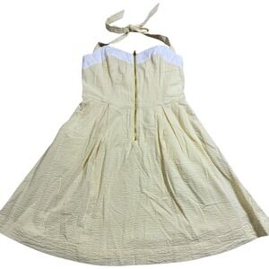 Lilly Pulitzer Strapless Dress in Yellow and White